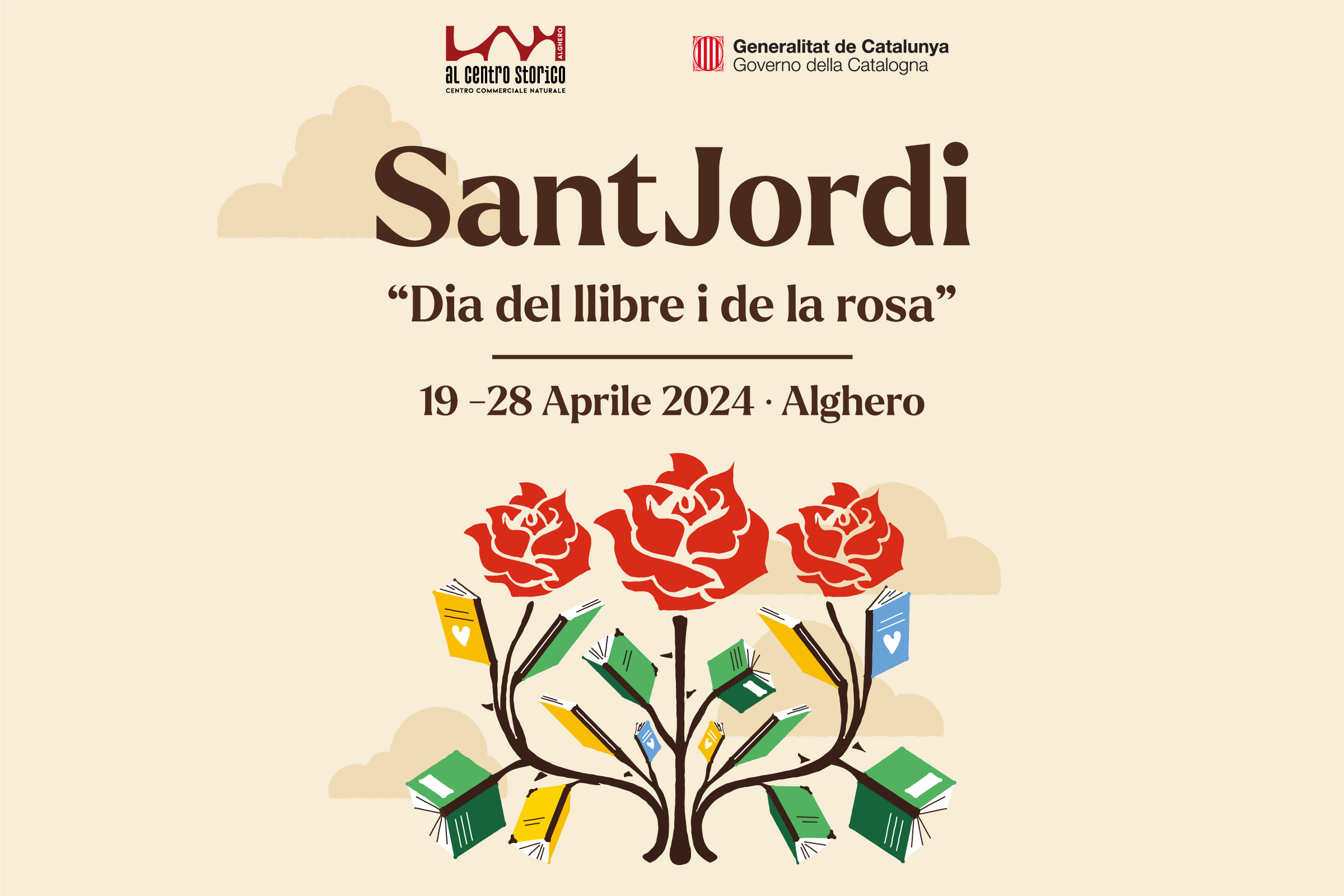 Alghero, dal 19 al 28 aprile si celebra Sant Jordi con le Vetrine da Leggere