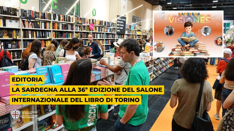 Editoria: la Sardegna alla 36ª edizione del Salone internazionale del libro di Torino