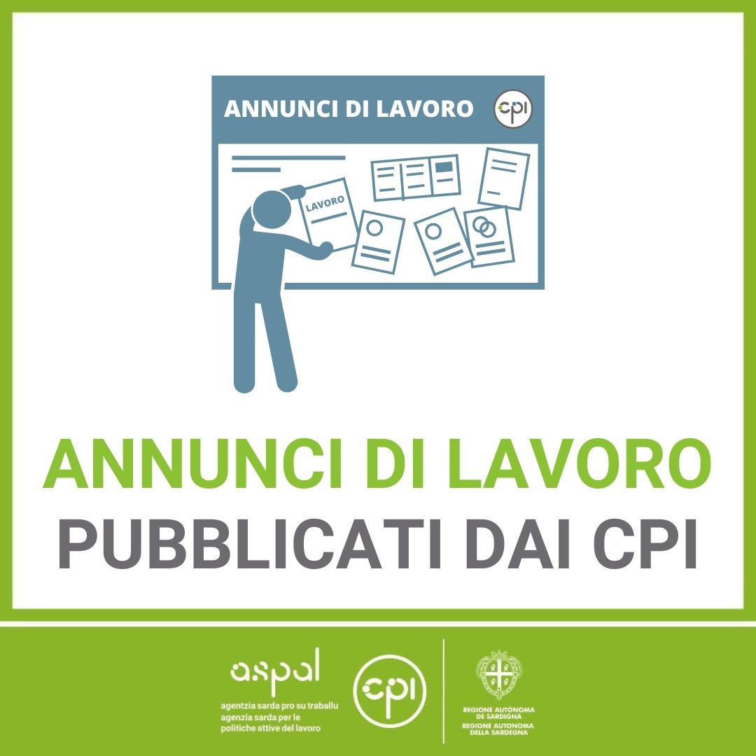 Lavoro. CPI Sardegna: disponibili quasi 140 annunci per la ricerca di diverse figure professionali