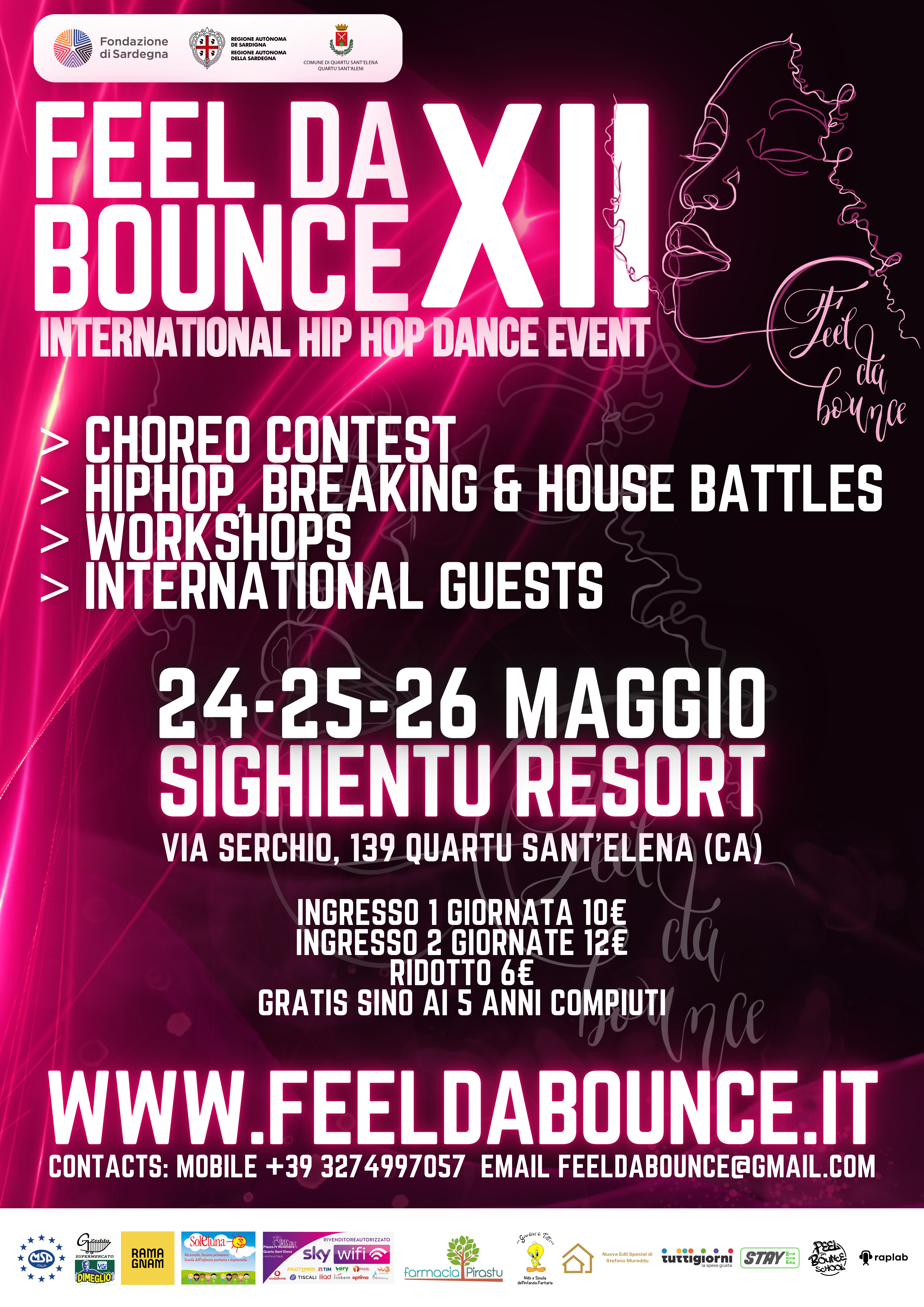 Feel da Bounce XII. L’evento di Street Dance più atteso torna al Sighientu Resort a Quartu S.E.