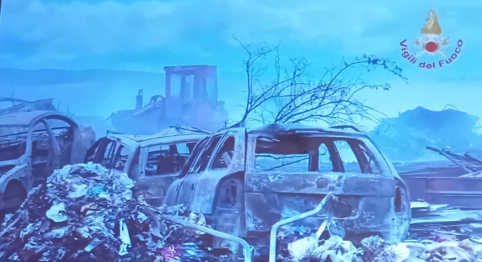 Colanieri “Incendio campo ROM sulla ss 387, dovuto a situazione di abbandono e degrado”